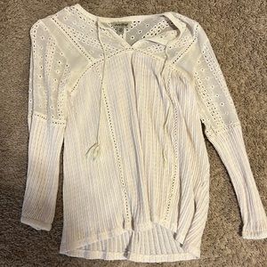 White lucky brand long sleeve